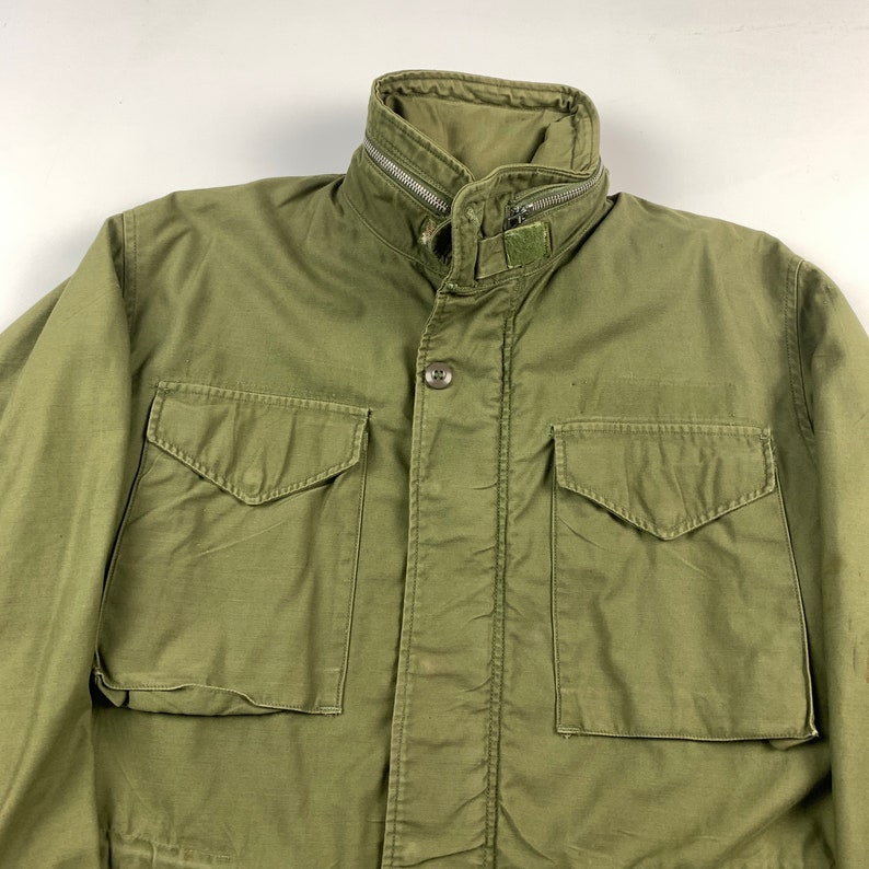 1960s US Military M-65 Field Jacket Size Small Regular image 3