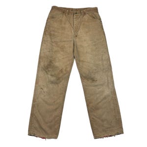 Vintage 1970s Carhartt Insulated Work Pants Size 31 X 29
