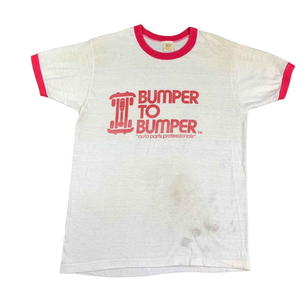 Vintage 1970s Bumper to Bumper Auto Parts Ringer Tshirt S/M Etsy
