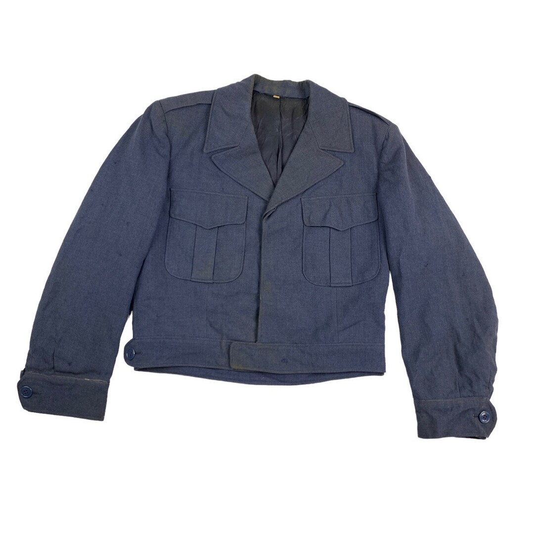 Vintage 1951 Wool Military Officers Jacket Size 40L Etsy