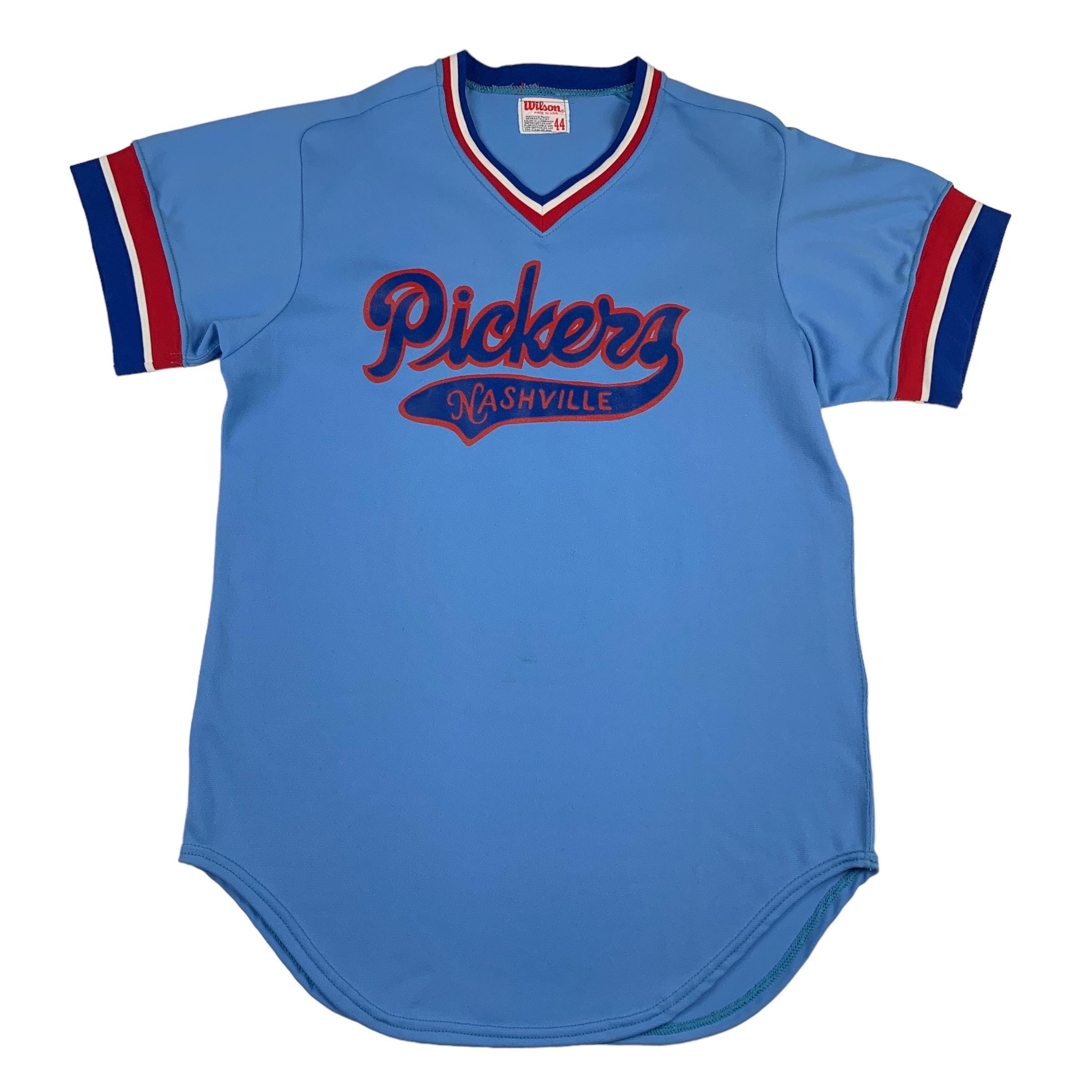Vintage 1970s Wilson Nashville Pickers Badeball Jersey Size 44 - Etsy