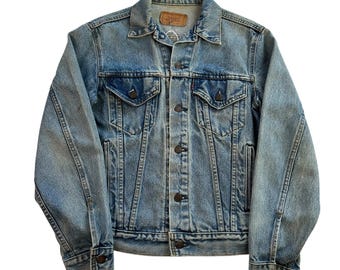 Vintage Levi's Type Denim Jacket Silver Tab Retro Jeans - Etsy