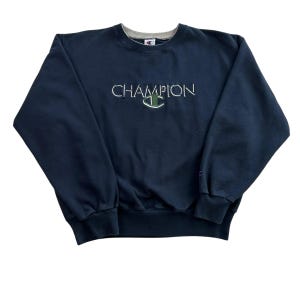 Vintage 1990s Champion Reverse Weave Embroidered Crewneck