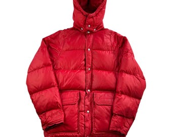 Vintage 1970s Comfy Goose Down Filled Puffer Jacket Size L/XL