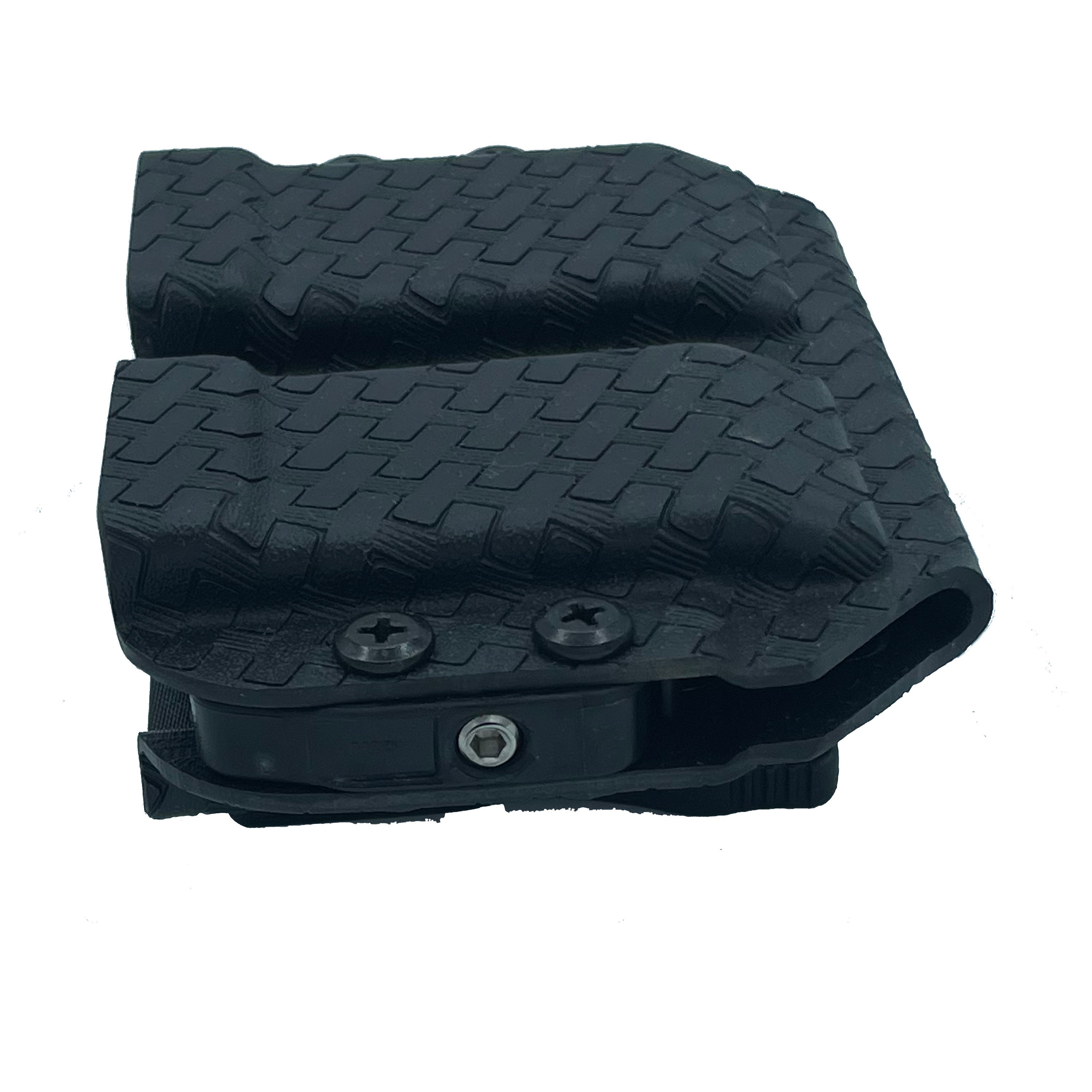 USATAC Dual Double Stack Mag Pouch for Glock 17 Black Basket Weave