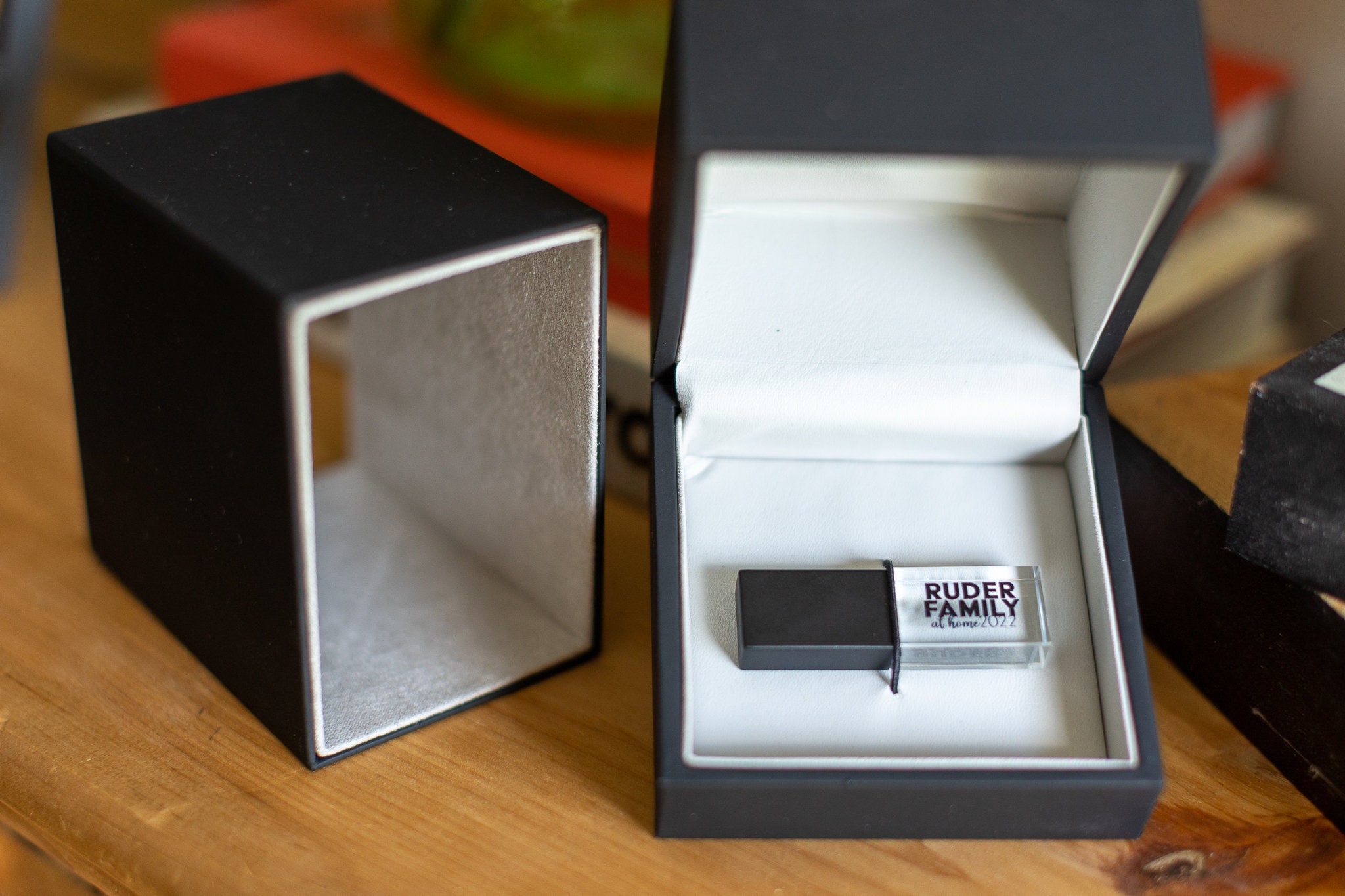 Custom Designed USB Storage Box W/ Custom Designed Acrylic USB Thumb ...