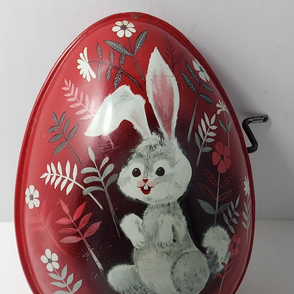 Vintage 1950's Mattel Easter Egg Musical Toy