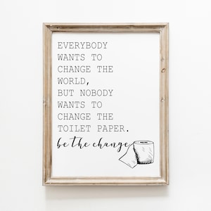 Funny Bathroom Sign, Bathroom Wall Art, Printable Toilet Wall Decor, Bathroom Wall Decor, Instant Digital Download Poster
