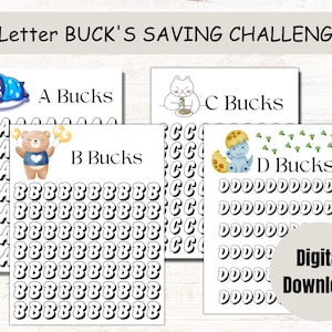 Letter Buck&#39;s Saving Challenge