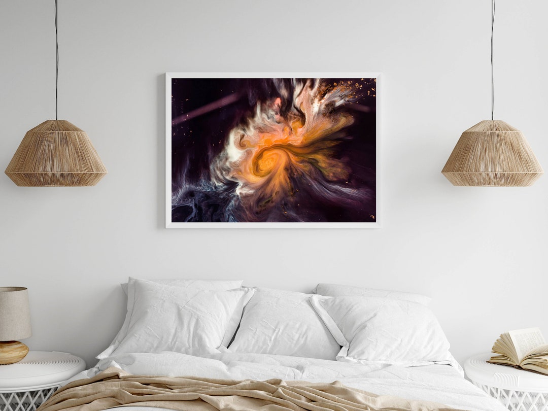 Space Story Canvas Poster Galaxy Canvas Art Space Canvas Art Instant