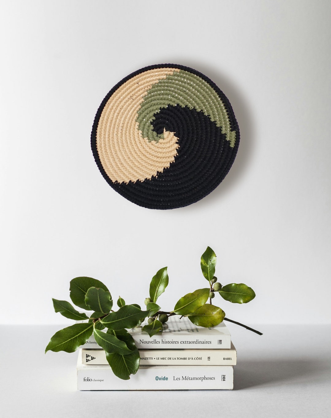 Boho Crochet Wall Art Pattern Set | Spiral & Geometric Crochet Plate ...