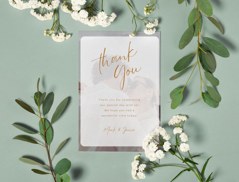 Instant Download, Printed Modern Floral Thank You Cards, Bridal Shower Thank You Card, Baby Shower Thank You Cards, Note Cards with Envelopes, Wedding Thank You CARD, Printed Thank you card, Custom Thank You Cards, pack of thank you gift card,