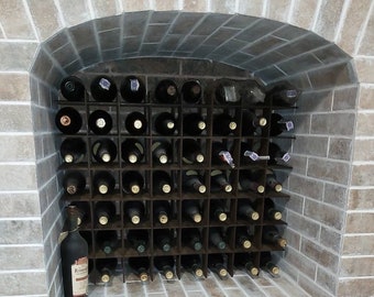 Wooden Wine Rack Handmade | Bottle Rack storage | Wine Rack Wooden Free Standing 48 bottles