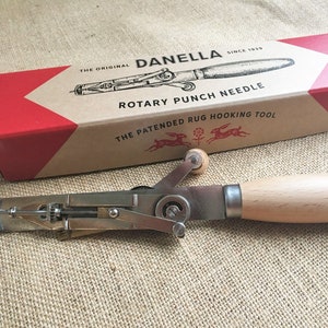 Danella Semi-automatic Tufting Tool. Fast Manual Punch Needle. The Original Rug Hooking Tool from Denmark image 1