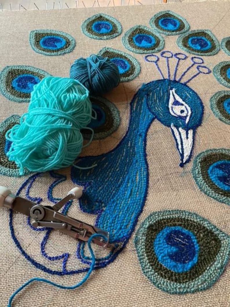 Danella Semiautomatic Tufting Tool. Fast Manual Punch Needle. the