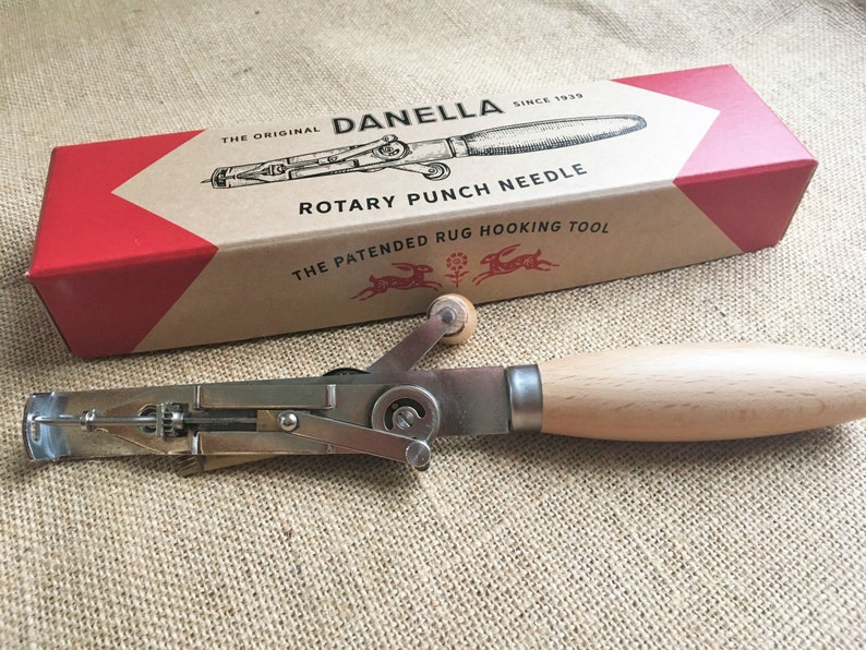 Danella Semi-automatic Tufting Tool. Fast Manual Punch Needle. The Original Rug Hooking Tool from Denmark image 1