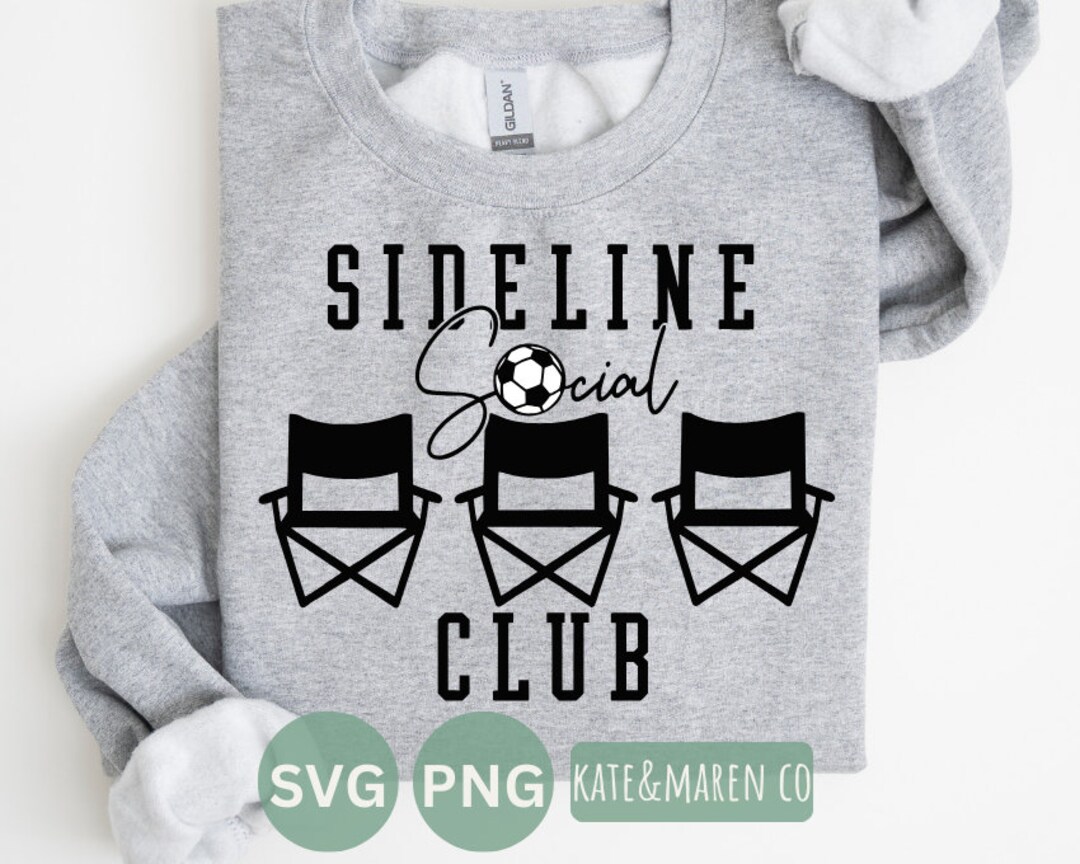 Soccer Mom Svg, Sideline Social Club Svg, Funny Soccer Mom Cut File and ...