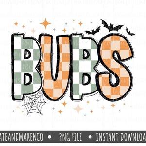 Halloween Bubs PNG: Brother Fall Sublimation Design (Digital Download)