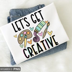 Profesor de arte SVG PNG: Seamos creativos en el diseño (Descarga digital)
