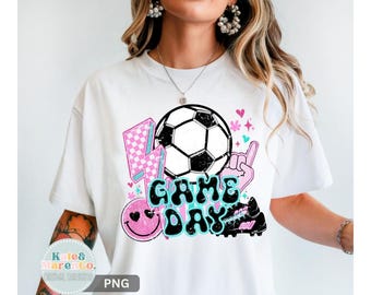 Retro Soccer Mama PNG: Game Day Design (digitale download)