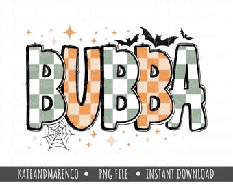 Halloween Bubba PNG: Brother Fall Sublimation Design (Digital Download)