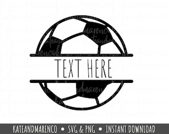 Custom Soccer Team SVG PNG: Personalized Name Design (Digital Download)