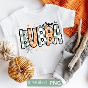 Bubba PNG, Halloween Bubba, Brother Halloween und Herbst Sublimation und DTF