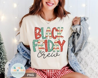 Équipe du Black Friday PNG : Design shopping amusant (Téléchargement numérique)