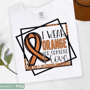 multiple sclerosis svg, MS awareness svg, multiple sclerosis orange ribbon cricut cut file and sublimation