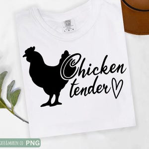 Pollo svg, pollo tenero png, file di taglio cricut e sublimazione di pollo divertente