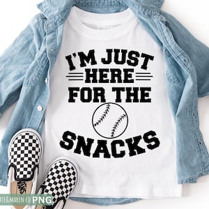 Baseball Sister/Brother SVG PNG: Funny Snacks Design (Digital Download)