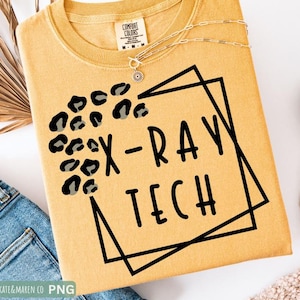 X-Ray Tech SVG PNG: Radiology Technician Design (Digital Download)