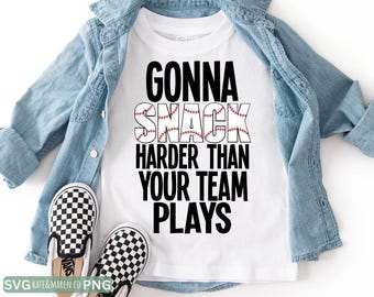 baseball sister svg, baseball brother svg, funny baseball snacks cricut cut file and sublimation
