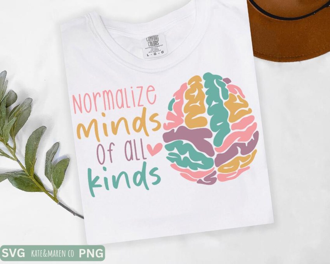 Normalize Minds SVG PNG: Advocate Support, Neurodiversity Design ...