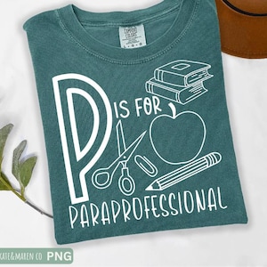 P is for paraprofessional, parapro svg, educate cut file cricut and sublimation