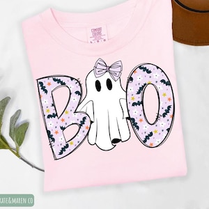 Boo png, Mädchen png , retro Geist png , süßes Halloween png , Halloween Sublimation und DTF