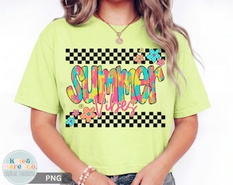 Summer Vibes PNG: Beach Vacation Design (Digital Download)