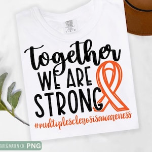 multiple sclerosis svg, MS awareness svg, multiple sclerosis orange ribbon cricut cut file and sublimation