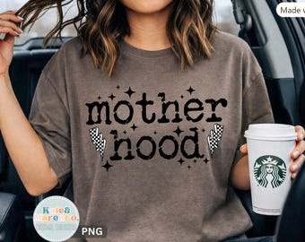 Motherhood PNG: Retro Mama Sublimation Design (Digital Download)