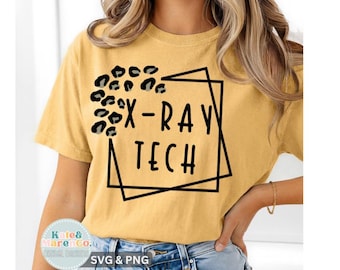 Röntgenteknik SVG PNG: Design för radiologitekniker (digital nedladdning)