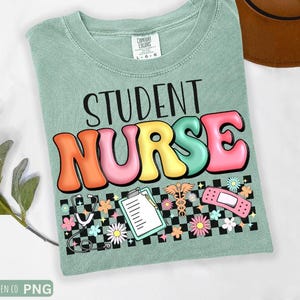 Student nurse png, Nursing School png, Future Nurse dtf and sublimation