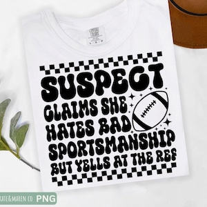 Funny Football Mom SVG PNG: Good Sportsmanship Design (Digital Download)