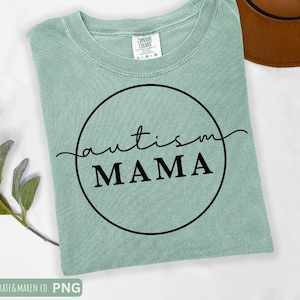 Autism Mama SVG PNG: Awareness Puzzle Piece, Inclusion Design (Digital Download)