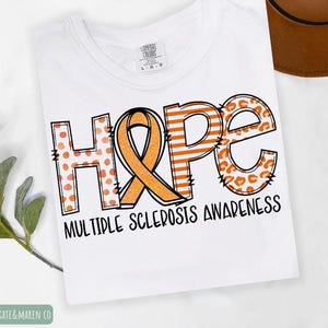 multiple sclerosis png, MS awareness png, multiple sclerosis orange ribbon sublimation