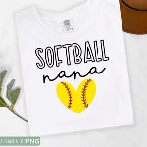 softball nana svg, questa è mia nipote png, file di taglio cricut e sublimazione