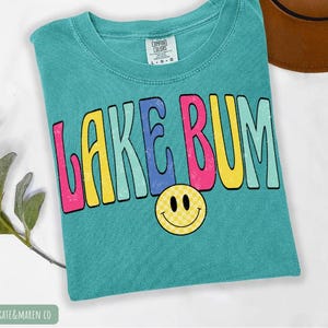 Lake Bum PNG: Retro Summer Vacation Design (Digital Download)