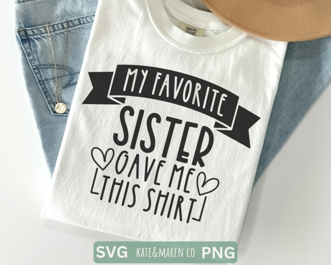 Porte-passeport You're My Favourite Sister – Noir – Faux Cuir – Cadeau Drôle