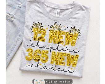 PNG de Nochevieja: Diseño de 12 nuevos capítulos (Descarga digital)