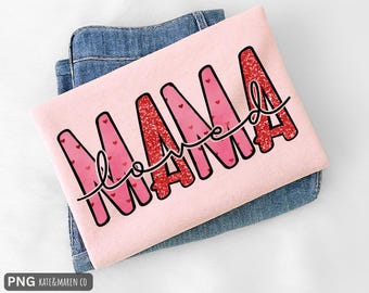 Loved Mama Valentine, png: Mom Valentine-ontwerp (digitale download)