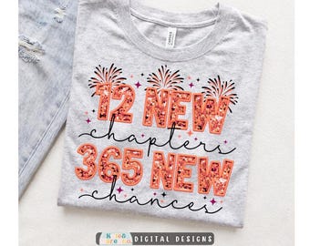 PNG de Nochevieja: Diseño de 12 nuevos capítulos (Descarga digital)